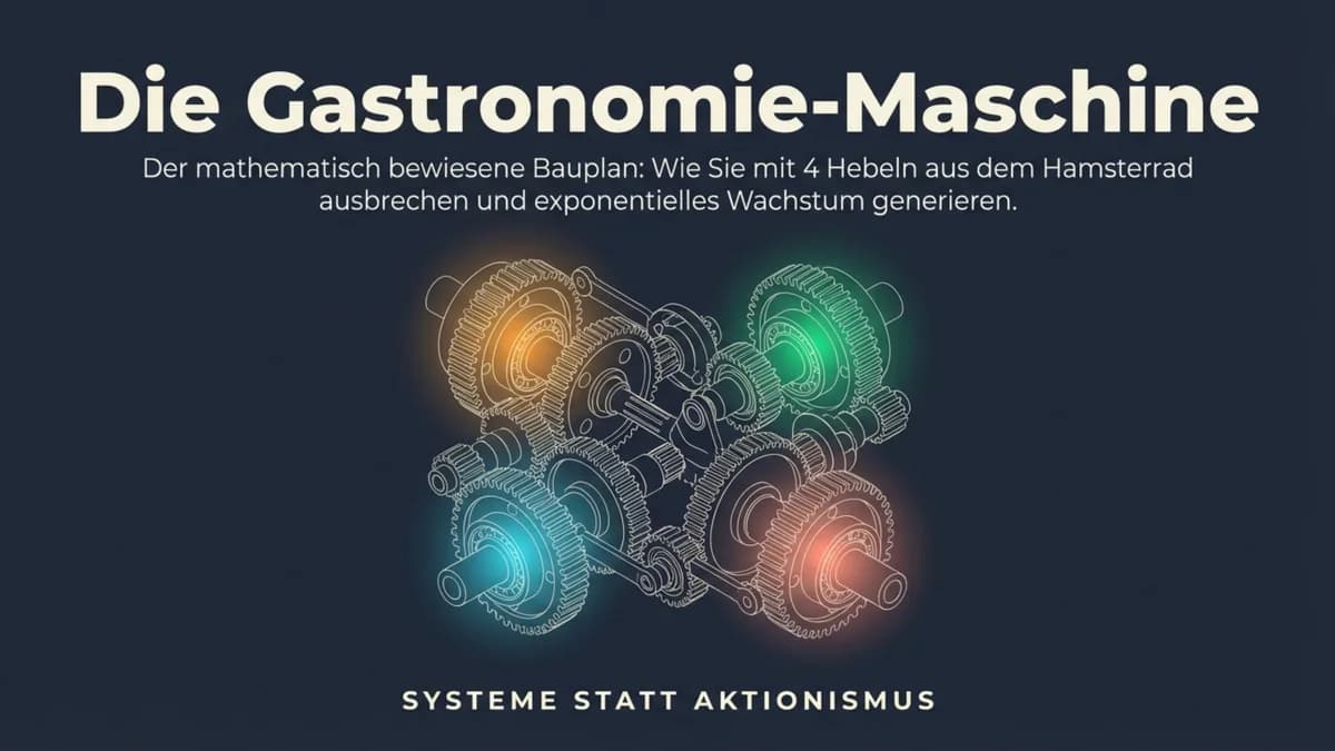 Die 4 GastroInsider Wachstumsfaktoren: Warum 25% Verbesserung bei jedem Faktor nicht 100% ergibt – sondern 144%